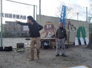 第1回全日本こま技選手権大会 フリー決勝の様子